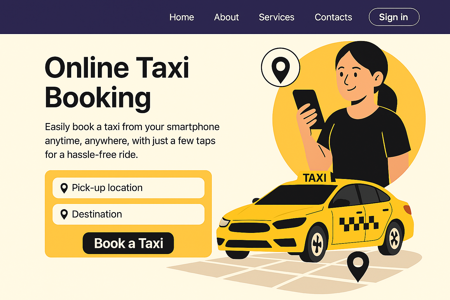 Taxi Online Booking